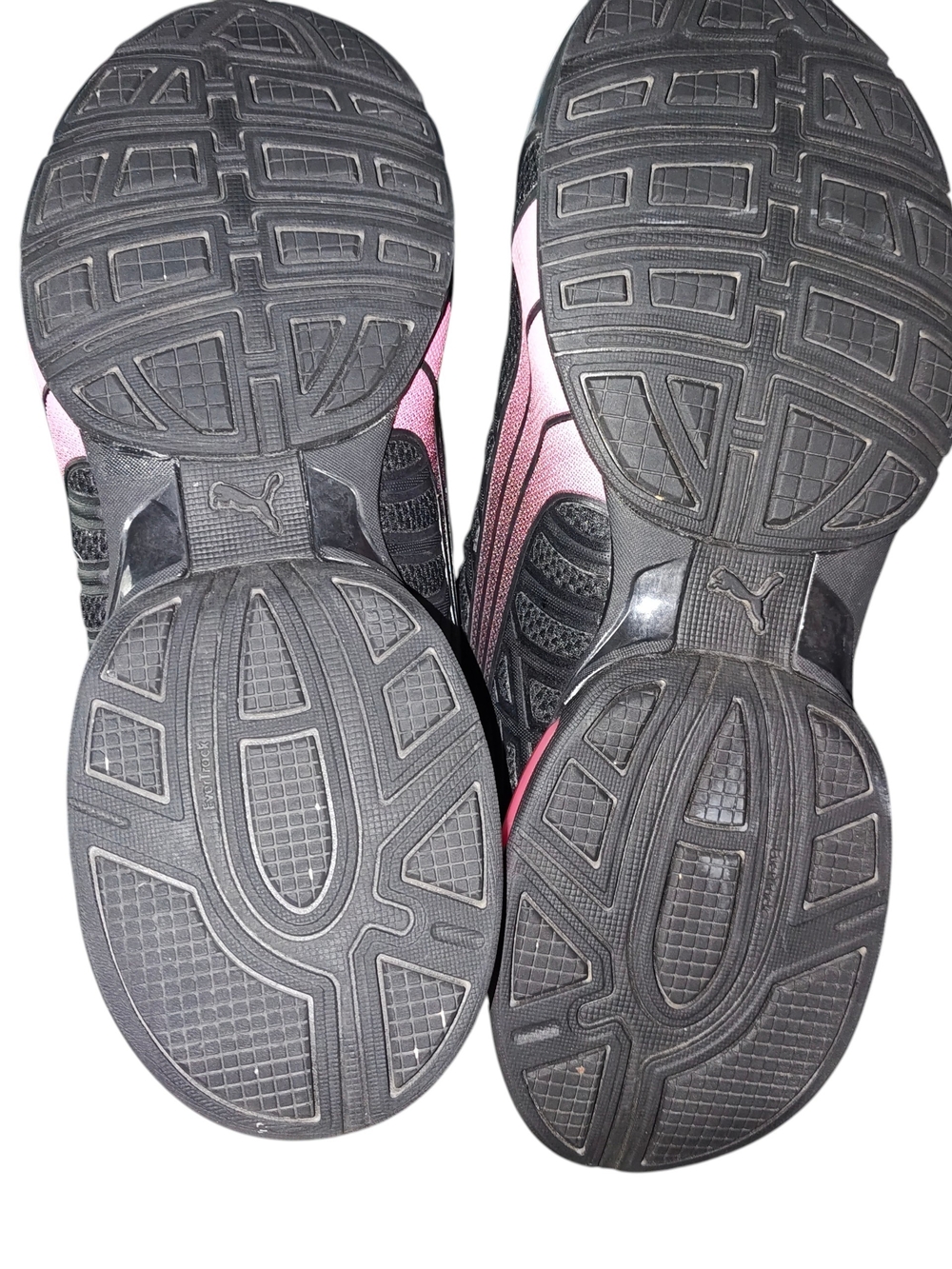 PUMA Women's Pink and Black Athletic Sneakers